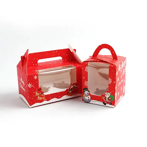 Christmas Cupcake Boxes