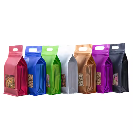 Foil Mylar Pouch Bag With PVC Window 