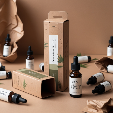 CBD Dropper Bottle Boxes 