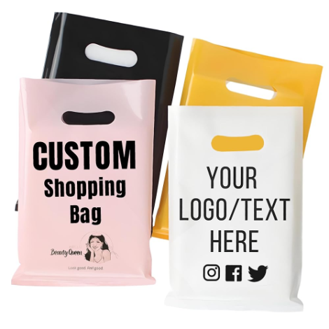 Custom Plastic Shopping Bags 