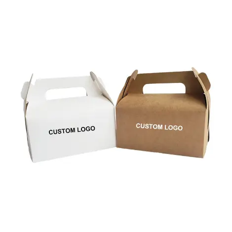 White Gable Boxes 