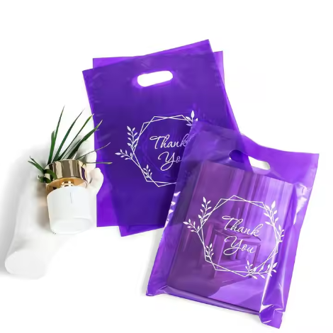 Custom Die Cut Handle Bags 